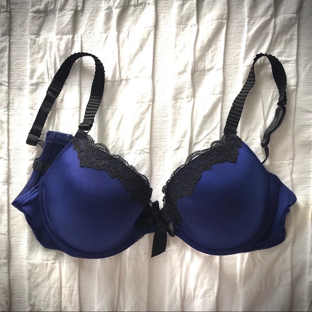 Aerie Paige push-up bra, royal blue, 34D